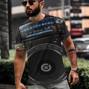 Camisetas para hombre, camisetas para hombre, última moda, Pioneer Pro Dj, estampado 3d, cuello redondo, manga corta, camiseta de Hip Hop para hombres y mujeres, Shirt231y