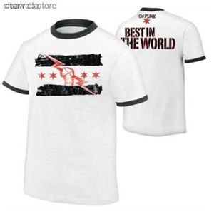 T-shirts pour hommes T-shirts pour hommes Été Nouveau manches courtes Lutte CM Punk Meilleur depuis le jour un des hommes T-shirt imprimé 2021 T-shirt pour hommes Taille européenne S ~ XL T231031