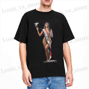 T-shirts masculins Men Femmes Shirt Beyonce Cowboy Carter Nouvel album Accessoires Fashion Coton Short Slve 2024 T-shirts Round Coun Tops T240411