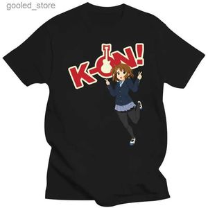 Camisetas para hombre Nuevo Vintage K-on Yu Hirasawa Camiseta para hombre Cuello redondo Camiseta de algodón puro Música japonesa Anime Camiseta de manga corta Top para adultos Q240316
