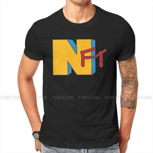 T-shirts pour hommes NTF Non fongible jeton dessin animé Crypto Art t-shirt classique graphique vêtements hauts grande taille coton col rond chemise