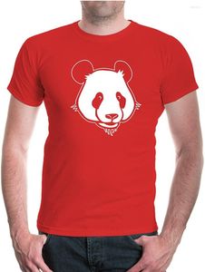 Camisetas para hombre, camiseta con silueta de Animal y oso Panda, camiseta fresca de verano para hombre, camisa de manga corta totalmente de algodón transpirable 2023