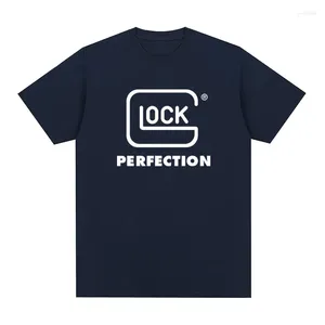 T-shirts pour hommes Perfection Handgun USA Logo Tir Sports Chasse en plein air Jungle T-shirt Coton Hommes Chemise T-shirt Femmes Tops