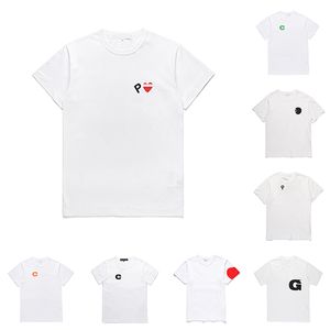 Camisetas para hombre Play Classic Small Red Heart, camiseta para hombre, camisas de diseñador de marca Cdg, camiseta informal para hombre, transporte gratuito