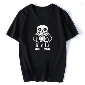 T-shirts pour hommes T-shirts imprimés Game Undertale T-Shirt Skull Brother Sans Shirt T-shirts à manches courtes O-Neck Men / Male Summer Tops