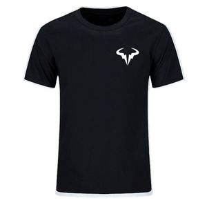 Camisetas para hombre Rafael Nadal tenista camiseta negra de algodón de manga corta para hombre camiseta de cuello redondo para hombre de alta calidad camiseta 230321