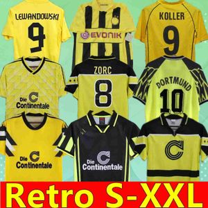 Camisetas para hombre Retro 01 Camisetas de fútbol 00 Camisetas clásicas Lewandowski Rosicky Bobic Koller 94 Reus Moller Dortmund Php8