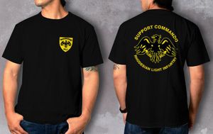 Camisetas para hombre Rhodesian Light Infantry Support Commando Bush War T-Shirt. Camisa de verano de algodón de manga corta con cuello redondo para hombre S-3XL