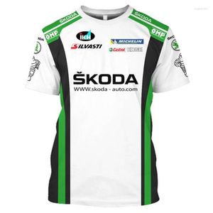 Camisetas de manga corta para hombre, camiseta informal holgada y transpirable, cuello redondo, muy adecuada para deportes al aire libre, motocicleta