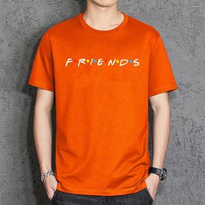 T-shirts pour hommes Sitcom Movie Friends T-shirt pour hommes Cotton Simplicity Tshirt All-Match Oversized Tee Shirt Round Neck Quality Man Short