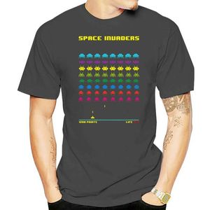 T-shirts pour hommes Space Invaders Man Summer T-shirts T-shirts militaires Moto Chemise surdimensionnée Discounts Vente Qzqnyu 230420 STCC