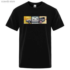 T-shirts pour hommes T-shirt de marque d'été Hommes Série de film classique Retour vers le futur T-shirts Mode Funny Print T-shirt O-Cou Coton Manches courtes T240105
