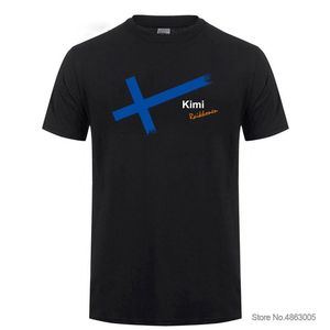 Camisetas para hombre, camiseta de verano del conductor Kimi Raikkonen de Finlandia Iceman, camisa de manga corta para trabajo para hombres y mujeres