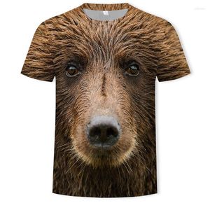 Camisetas de verano para hombre, camisetas con estampado 3D de animales y monos, camiseta de manga corta con diseño divertido de barriguita, camisetas informales, ropa