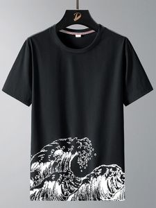 T-shirts pour hommes Été Plus Taille Hommes Manches courtes Respirant Cool Nylon Spandex T-shirt à séchage rapide Hommes Lâche Modèle Tee Tops 8XLMen's