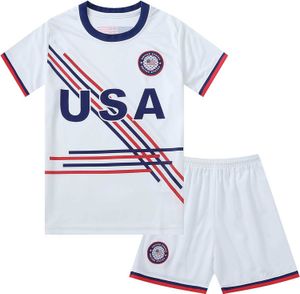 T-shirts pour hommes Team Usa Sports américains Football Basketball Garçons et filles Ensemble de chemises de sport Asso