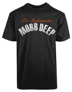 T-shirts pour hommes The Infamous Mobb Deep Men'S Shirt Authentique Élégant Funny Humour Casual TeeMen's
