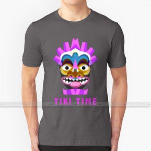 T-shirts pour hommes Tiki Time Custom Design Print For Men Women Cotton Cool Tee - Shirt Big Size 6XL Tropical Beach Monster Totem Funny