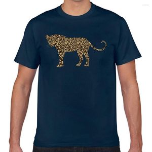 T-shirts pour hommes hauts chemise hommes texturé léopard été Harajuku personnalisé t-shirt homme