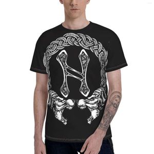 T-shirts pour hommes Torc Printing T-shirt 3D Plus Size Streetwear Viking Pagan Heathen Asatru Rune