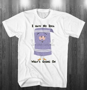 T-shirts pour hommes Towelie Je n'ai aucune idée de ce qui se passe T-shirt Fitness Plus Size TEE Shirt