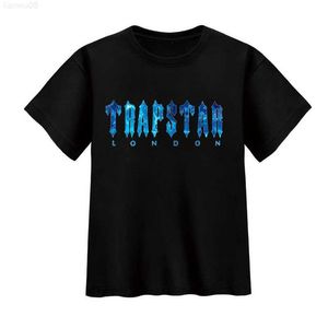 T-shirts pour hommes Trapstar London Undersea Blue ParentChild T-shirt à manches courtes Été Hommes Enfants Correspondant Garçons Filles Famille Tee Tops Plus La Taille Z0221