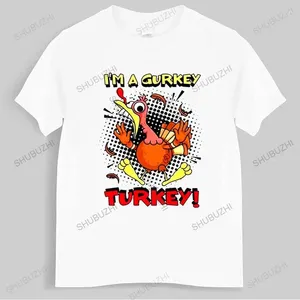 T-shirts pour hommes Tshirt Hommes Couverture en coton FGTeeV Je suis un Gurkey Turquie T-shirt premium pour enfants Chemise noire Taille européenne