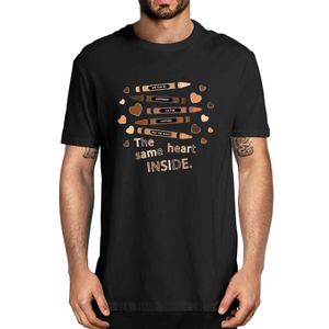Camisetas para hombres Versión unisex El mismo corazón en la historia Black Life IMPORTANTE BLM Mens 100% Pura Camiseta de algodón Top Camiseta J240402