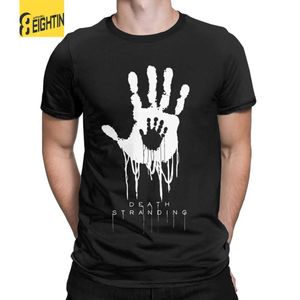 T-shirts masculins vintage morte de la main t-shirt Hommes O o cou coton t-shirt kojima hideo à manches courtes tee-shirt cadeau cadeau t240425