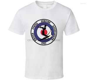 Camisetas de hombre Camiseta de surf vintage Asociación de surf de los Estados Unidos 1962