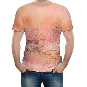 T-shirts pour hommes aquarelle vinyle papier peint arrière-plans (3) T-shirts Vintage Fitness taille Eur