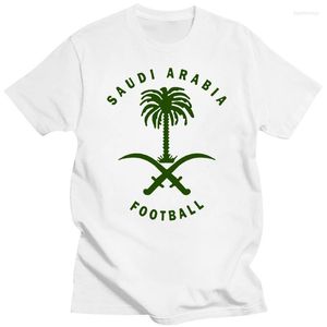 Camisetas para hombre, venta al por mayor, ropa de marca 2023, camiseta Retro de Arabia Saudita, Top nacional para hombre, niños, manga corta, abotonada