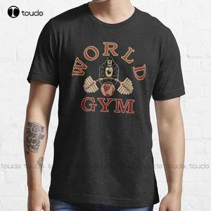 T-shirts pour hommes World Gym Gorilla Arnold Schwarzenegger T-shirt Hommes Chemise à manches courtes Personnalisé Aldalt Youth Unisexe Impression numérique XS-5XL J240330