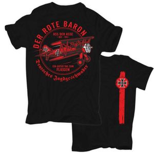 T-shirts pour hommes WWI German Air Force The Red Baron T-Shirt. T-shirt d'été en coton à manches courtes pour hommes à col rond Nouveau S-3XL J230602