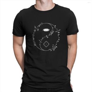 T-shirts pour hommes Yin Yang de physique t-shirt blanc pour hommes Science vêtements Style Polyester chemise Homme