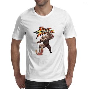 T-shirts pour hommes Zangief S T-Shirt Gamer Ryu Ken Street Retro Fan Shirt Fighter Russie Cool Tops Tee