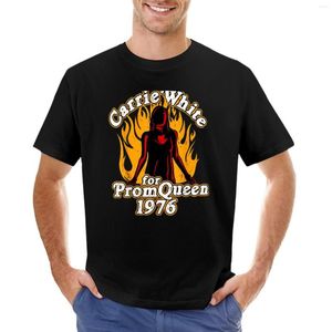 Débardeurs pour hommes Carrie Movie Stephens King T-shirt pour un garçon Vêtements esthétiques T-shirts noirs Anime Mens Graphic T-shirts
