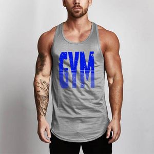 Hommes Débardeurs Coton Hommes Chemise Gym Top Fitness Vêtements Gilet Sans Manches Homme Canotte Formation Ropa Hombre Vêtements Porter