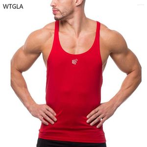 Hommes débardeurs mode hommes réservoirs couleur unie sans manches petit haut musculation Sport Fitness entraînement gilet Gym vêtements Ropa Hombre