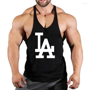 Débardeurs pour hommes Fitness Man Bodybuilding Shirt Hommes Singlet Gym Vest Stringer Sweat sans manches T-shirts Bretelles Vêtements