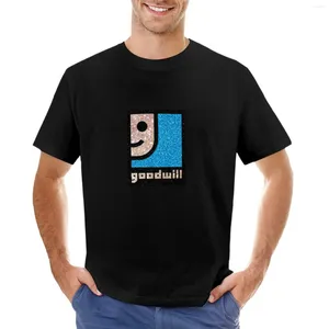 Débardeurs pour hommes Glitter Goodwill Logo T-shirt Anime Vêtements Mode coréenne Hommes T-shirts graphiques