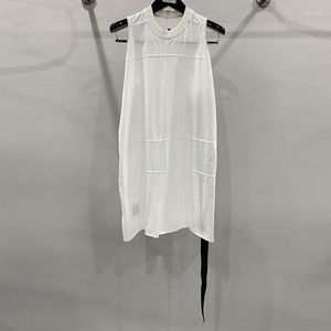 Débardeurs pour hommes Tendance Marque Original Splicing O-Cou Undershirt Classique Mode Lettre Ruban Design Gilet De Luxe Célèbre T-shirt sans manches