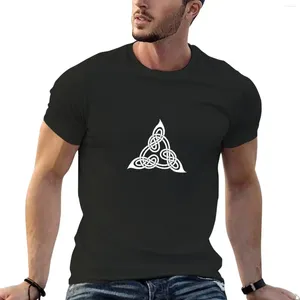 Débardeurs pour hommes Noeud blanc formant un T-shirt Triangle Customs Concevez vos propres garçons Blancs Séchage rapide T-shirts graphiques pour hommes Anime