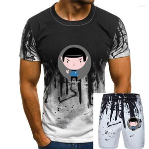 Survêtements pour hommes Cartoon Star Treck Spock Vulcan Salute T-shirt pour homme T-shirt élégant
