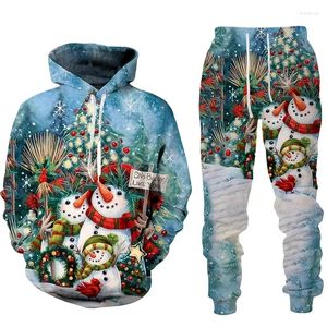 Chándales para hombre, regalo de Navidad, estampado 3d y sudaderas con capucha a la moda para mujer, sudaderas con capucha para fiesta de vacaciones Harajuku Street