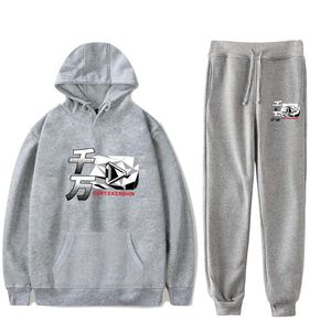 Chándales de hombre Coryxkenshin BOTÓN DE JUEGO DE DIAMANTE Moda casual Traje de otoño Sudaderas con capucha Ropa deportiva Sudadera con capucha Pantalón de dos piezas Conjunto de hombres