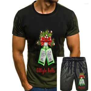 Survêtements pour hommes Gingle Bells Tops de Noël T-shirt T-shirt Gin Tonic Fan Idée cadeau Présent Hommes Lady L360 T-shirt à col rond