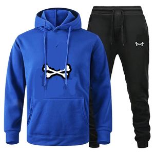 Chándales para hombres Hombres Sudaderas con capucha y pantalones de manga larga Trajes de jogging Bunny Streetwear Conjuntos atléticos Primavera Otoño Trapstar Chándal Sweethearts Outfit