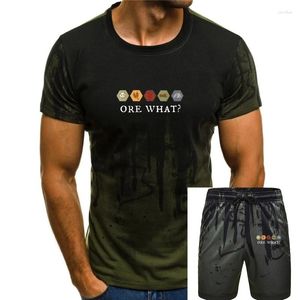 Survêtements pour hommes Ore What Settlers Jeu de société T-shirt de nuit Est T-shirts T-shirts confortables Coton Anniversaire Vêtements de Noël