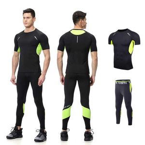 Survêtements pour hommes Piece Men Quick Dry Compression Long Johns Fitness Gymming Male Winter Sporting Runs Workout Thermal Underwear Sets S108Men